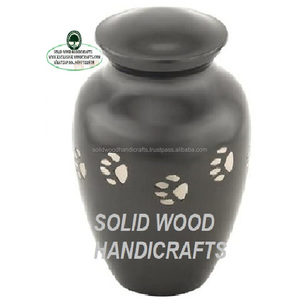 โกศทองเหลืองรูปหัวใจสำหรับสัตว์เลี้ยงขี้เถ้ากระดูกโกศสำหรับสุนัขและแมวทำจากทองเหลืองรูปหัวใจที่สวยงาม - Product Image 4