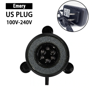 Cortina de ar submersível para aquário, luz led subaquática com 6 opções de cor e tomada tipo ue/eua/ru - Product Image 2