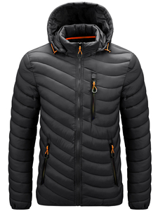 Veste matelassée camouflage légère, imperméable et coupe-vent pour homme COCOON INTERNATIONAL, col montant, fermeture éclair, doublure en coton - Product Image 6