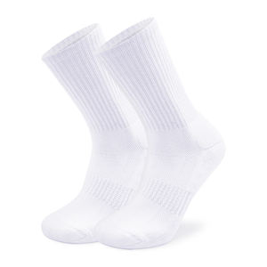 Chaussettes de sport en coton bambou pour hommes, logo personnalisé, blanc, noir, en coton, pour athlétisme, cyclisme, basket-ball, exercices, 2022 - Product Image 4