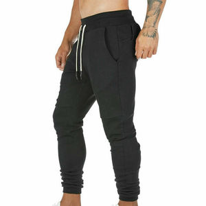 Pantalones de jogging ajustados para hombre, chándal de lana de algodón para trotar, personalizados, con múltiples bolsillos, venta al por mayor - Product Image 2