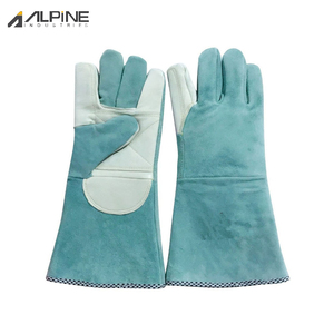 Meilleure qualité anti-coupure Tig Mig Gants de sécurité Dernière conception de gants de soudage en cuir Prix de gros - Product Image 1