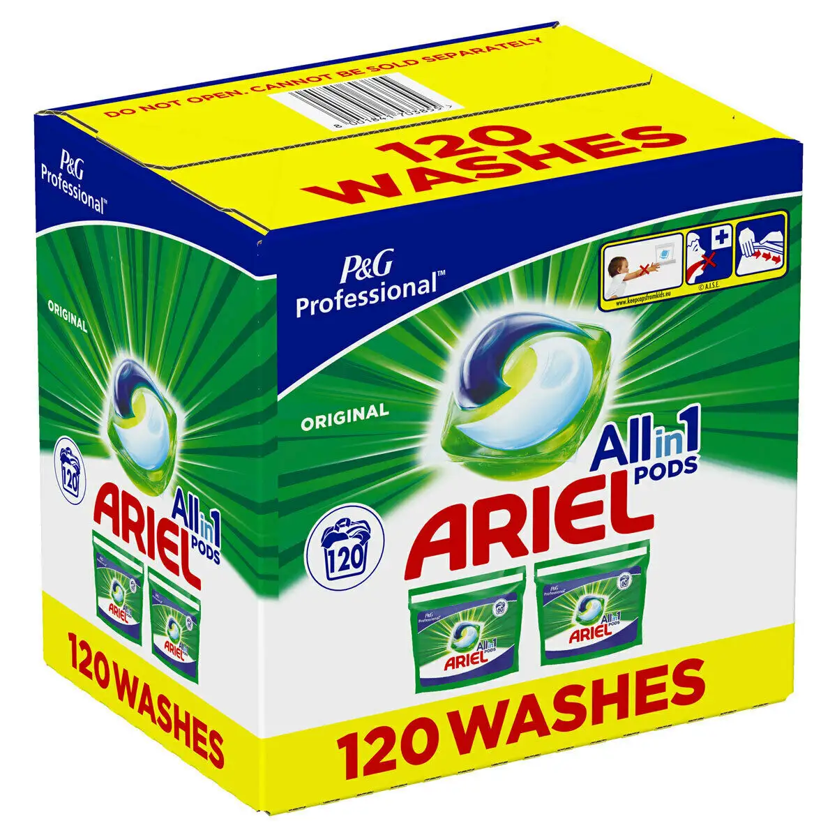 Powerful Ariel 3 in 1 Mountain Spring Washing Gel Capsules / Ariel All in 1 capsule / Ariel 3in1 PODS, Washing liquid capsules