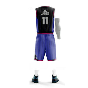 Uniforme de basket-ball au Design Unique personnalisable, ensemble d'uniformes avec figurine sublimation - Product Image 6