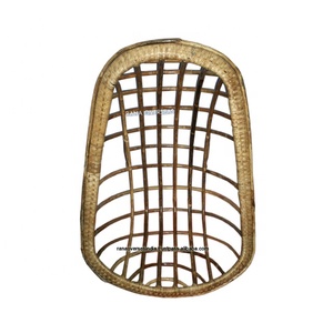 Balançoire en bois de canne en bambou fabriquée à la main de haute qualité pour balcon Patio salon café et jardin - Product Image 1
