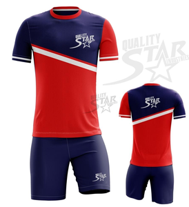 ชุดฟุตบอลสำหรับผู้ชายสไตล์ใหม่,ชุดฟุตบอลสำหรับฝึกซ้อมกีฬาการออกแบบตามสั่งพิมพ์ระเหิดโพลีเอสเตอร์100% - Product Image 5