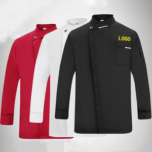 Abrigo de Chef de manga larga para hombre y mujer, chaqueta de Chef, uniforme de trabajo de cocina, ropa de Hotel, camarero, restaurante, venta al por mayor - Product Image 2