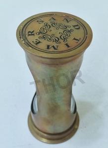 NAUTIACL Table maritime nautique marron antique sablier sablier style design moderne pour décoration de bureau - Product Image 3