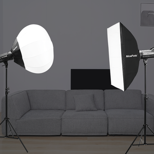 KT-HC403(HC-1000SB III ) NiceFoto 100W 5600K daylite CRI 95 + kit luce led continuo COB - Product Image 3