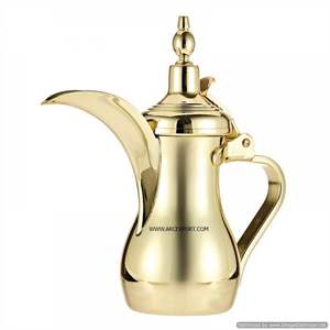 Shiny New Design Coffee Serving Dallah And <b>Kettle</b> With Silver Color Shiny Polished Top Quality Antique Decoration For Tabletop - Product Image 3