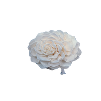 Fleurs en bois Sola avec diffuseur d'huile à mèche en coton Style de conception Ins pour les décorations de mariage à la maison Arty