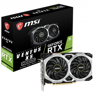 Tarjeta Gráfica para Juegos MSI <span class=keywords><strong>GeForce</strong></span> RTX 2060 XS 6G Usada con 6GB de Memoria GDDR6, Velocidad de Memoria de 14 Gbps - Product Image 1