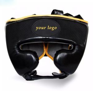Venta al por mayor ganar boxeo jefe de guardia de boxeo de cuero de la cabeza de casco de seguridad - Product Image 4