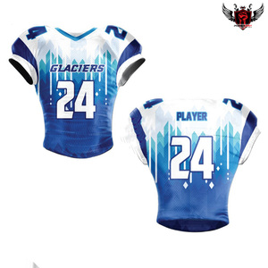 Vente en gros de vêtements de football américain de meilleure qualité, design personnalisé, nouvel ensemble d'uniformes imprimés numériquement, confortable, respirant, grande taille - Product Image 4