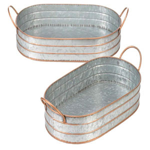 Plateau en étain ovale - Product Image 2