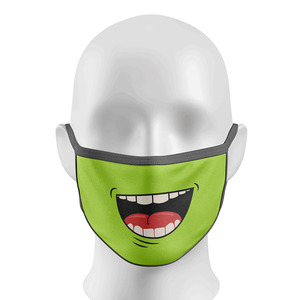 Mascarilla personalizada transpirable y ecológica Mascarilla facial de diseñador sublimada de alta calidad unisex personalizada al por mayor más popular. - Product Image 1
