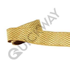 Dentelle tressée dorée d'uniforme de cérémonie, dentelle tressée en Mylar français - Product Image 5