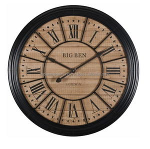 Đồng Hồ Để Bàn Và Sàn Kim Loại Màu Bạc, Cỡ Lớn, Mặt Đồng Hồ Màu Đen, Trang Trí Sàn Nhà, Bán Chạy 2021 - Product Image 5