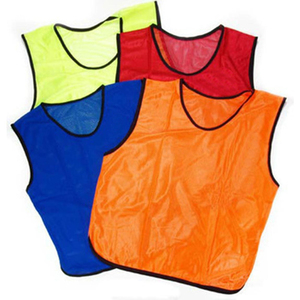 Hot Selling Promotional Popular Man Cheap Reversible Soccer <b>Bibs</b> with logo Printed Name and Number Soccer Vest - Product Image 2