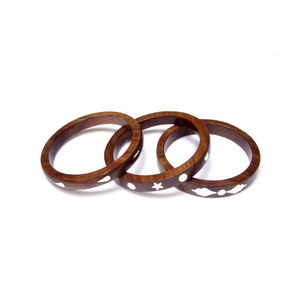 AYAANS 2024 nouveauté bracelets en bois à haut polissage en gros poli à la mode à vendre au prix d'usine - Product Image 3