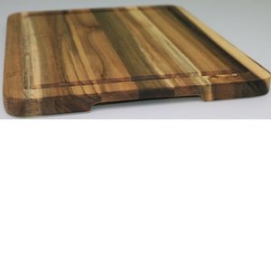 Planche à découper en bois d'acacia rectangulaire naturel du Vietnam poignée personnalisée cuisine durable bloc à découper fromage charcuterie - Product Image 4