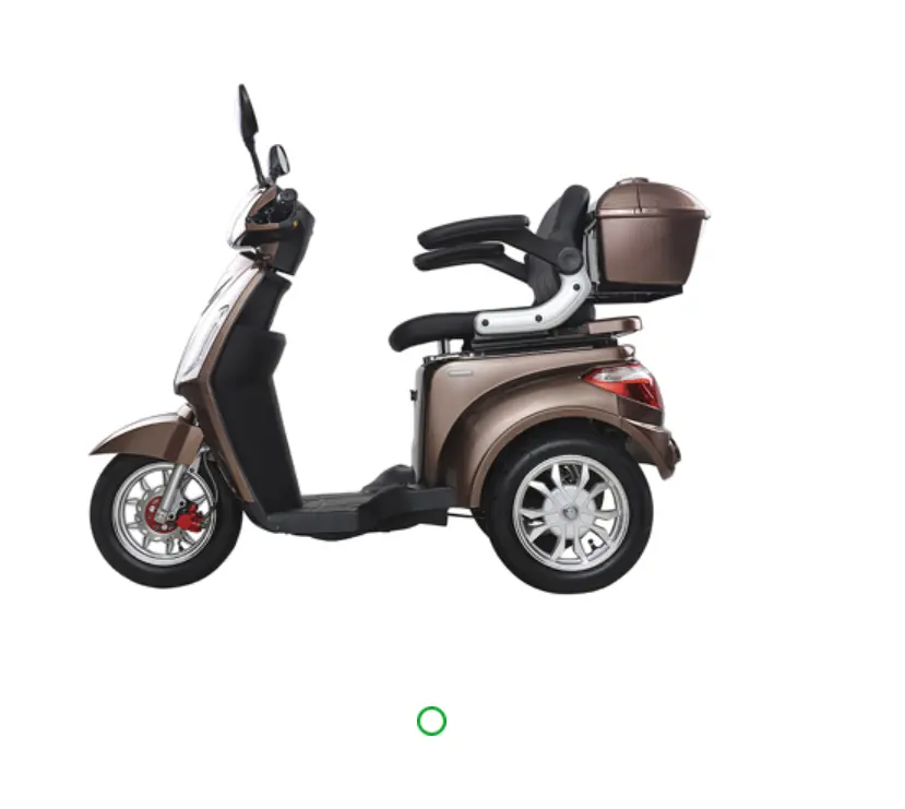 SUBASTA 500W/1000W Triciclos eléctricos Scooter de movilidad eléctrica de 3 ruedas con asiento para ancianos 2024