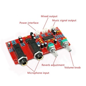 Taidacent <span class=keywords><strong>Karaoke</strong></span> Kỹ Thuật Số Mic Board Khuếch Đại Vang Hoàn Thành Bảng Phản Chiếu <span class=keywords><strong>Kit</strong></span> PT2399 Reverb Hội Đồng Quản Trị - Product Image 5