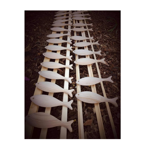 ผลิตภัณฑ์ไม้งานฝีมือการออกแบบลวดลายแฮนด์เมดผลิตภัณฑ์ตกแต่งปลาไม้ที่ทำในเวียดนาม - Product Image 4