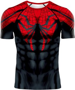 T-shirts de sport Rash Guard pour hommes avec logo personnalisé, respirants, confortables, manches courtes, couleur et taille personnalisées - Product Image 2