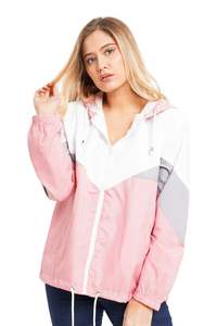 Veste coupe-vent à capuche en cuir pour femmes de luxe personnalisée coupe-vent imperméable fourrure décoration grande taille fermeture éclair pour l'automne - Product Image 4