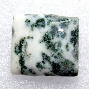 Agate mousse blanche forme carrée pierre précieuse en vrac polie cabochon uni fabrication de bijoux qualité étonnante naturelle - Product Image 4