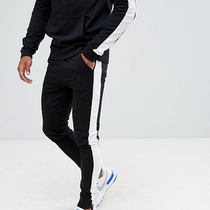 Survêtements OEM personnalisés en gros pour hommes – Vêtements de sport ajustés, décontractés, coupe slim, à manches longues, en pur coton/polyester. - Product Image 5