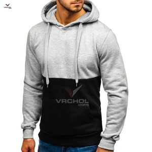 Jersey de punto de algodón cálido 100% personalizado para hombre, sudadera deportiva en blanco con estampado de capucha, sudadera deportiva de talla grande para gimnasio - Product Image 2