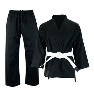 Ropa de entrenamiento unisex, uniformes de Karate personalizados de color rosa a bajo precio, al por mayor superventas, hecho a medida, último diseño 2022 - Product Image 3