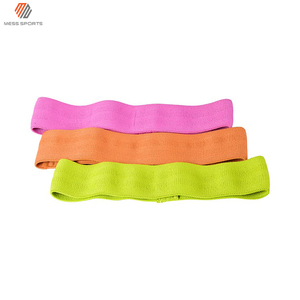 Fabric Hip <b>Circle</b> Resistance Band Yoga Training Band Reflective Design Fitness Hip Bands Factory Price - Product Image 3