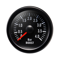 Manomètre de pression Turbo de 52 mm pour voiture, mécanique, 0 ~ 4 bars, pour véhicules automobiles