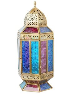 New Handmade Metal Moroccan <b>Lantern</b> With Customized Color Hot Selling for Wedding Decoration and Festivals. - Product Image 1