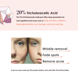 Acide trichloroacétique de qualité médicale à 20 %, anti-taches, peeling régénérant pour la peau - Product Image 2
