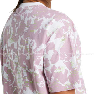 Camiseta gráfica de camuflaje de alta calidad para mujer, ropa cómoda y ligera ecológica de alto rendimiento al por mayor - Product Image 5