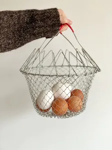 Panier en fer avec design standard parfait pour les accessoires de cuisine et support de rangement durable article de qualité supérieure - Product Image 2