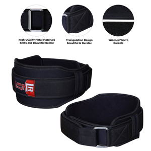 เข็มขัดยกน้ำหนักนีโอพรีนคุณภาพสูงแบบยาวพิเศษ รองรับหลังสองชั้น กันลื่น สีตามสั่ง เพื่อความปลอดภัยในการออกกำลังกาย - Product Image 3