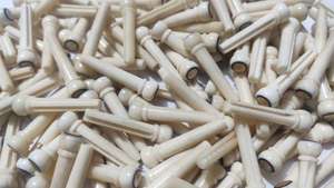 หมุดบริดจ์กีตาร์อะคูสติกที่ชัดเจนพร้อมส่งของอินเดียชิ้นส่วนเครื่องสายบริสุทธิ์อุปกรณ์เสริมจำนวนมาก - Product Image 3