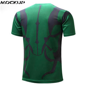 T-shirts personnalisés en sublimation, t-shirt vierge en polyester pour impression par sublimation, presse à chaud, vente en gros - Product Image 6