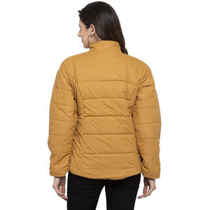 Chaquetas acolchadas de talla grande para mujer, chaquetas de invierno de tela de nailon con cremallera 2025, transpirables de gran tamaño a la moda - Product Image 5