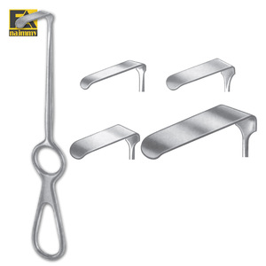 LANGENBECK Écarteurs manuels 35x7mm en acier inoxydable Instruments chirurgicaux Base de source d'alimentation manuelle - Product Image 1
