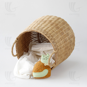 ตะกร้าหวายเก็บของ ชุดใหม่ 2 ใบ, ตะกร้าหวายใส่ผ้า 2020 ขายส่ง - Product Image 5