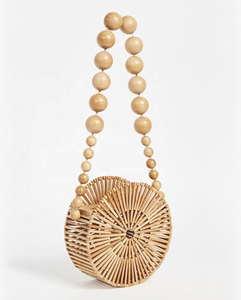 Nouveau sac à main fait à la main en bambou pochette vente chaude design de mode sac de paille pour les femmes à un prix abordable par LUXUYR CRAFTS - Product Image 2