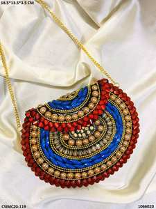 Designer Handmade Exclusive Metal Mosaic Resin Evening <b>Bag</b> <b>Clutch</b> <b>for</b> Ladies' <b>Wedding</b> Parties Stylish Perfect Accessory - Product Image 3