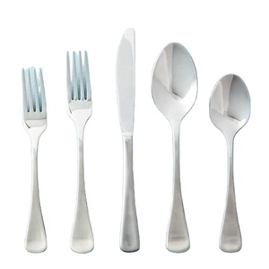 Vente chaude Élégant En Acier Inoxydable Moderne Argenterie Faveurs De Mariage De Luxe Argent Couverts/Couverts Ensemble pour Le Dîner De Mariage Utilisation - Product Image 2