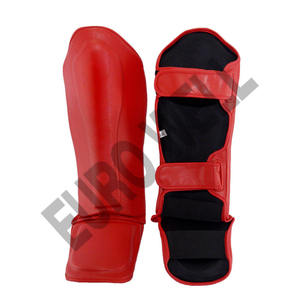 สนับแข้งอุปกรณ์ป้องกันสำหรับต่อยมวยอุปกรณ์ชกมวยปรับได้ - Product Image 2